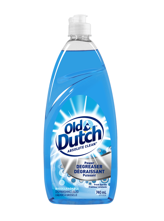 Dishwashing et javellisants biodégradable Old Dutch